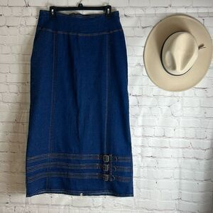 STARWEAR JEANS LONG DENIM SKIRT
